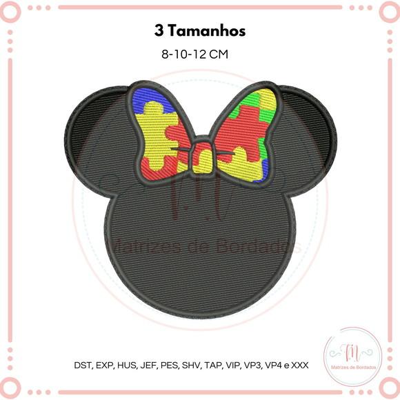 Matriz de Bordado Mickey Autismo
