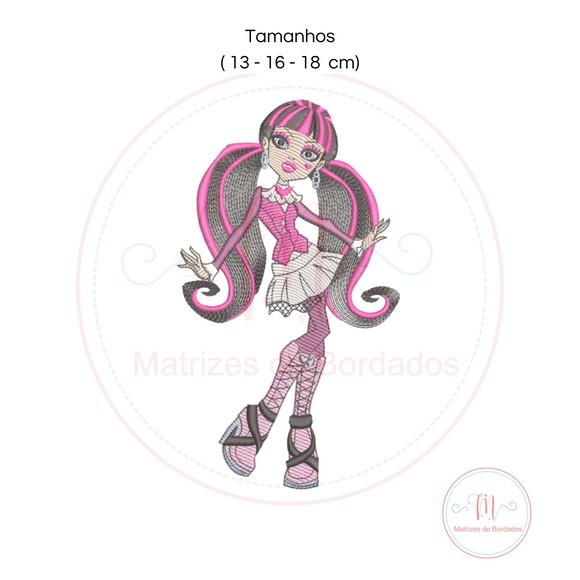 Matriz de Bordado Monster High Draculaura