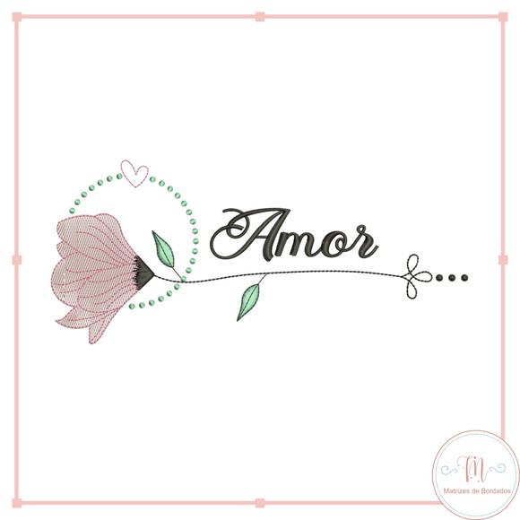 Matriz de Bordado Nomes Motivacionais Flor de Lotus