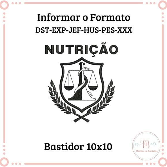 Matriz de Bordado Nutrição