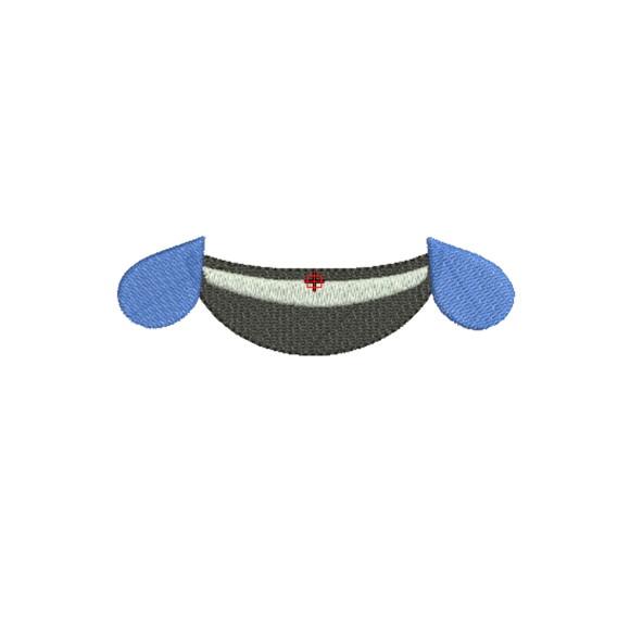 Matriz de Bordado para Máscara Sorriso