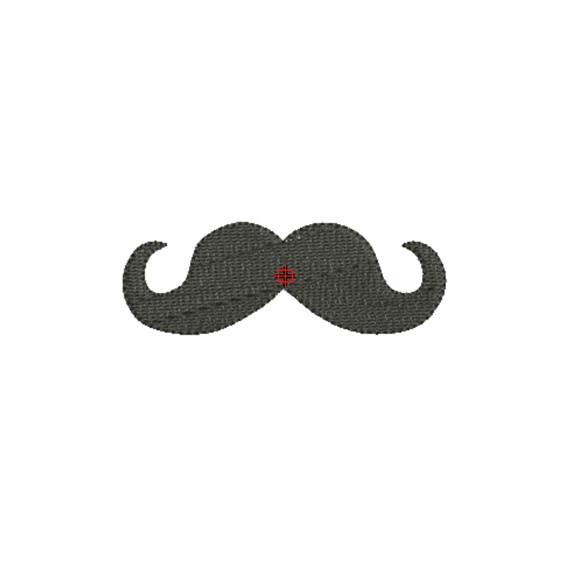 Matriz de Bordado para Máscara Bigode