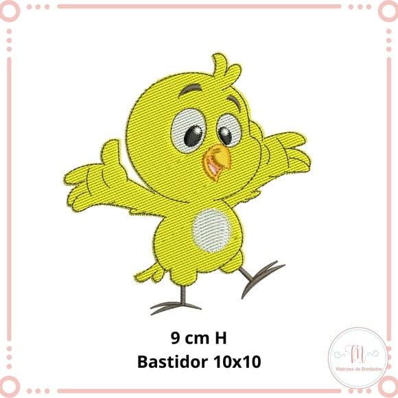 Matriz de Bordado Pintinho Amarelinho