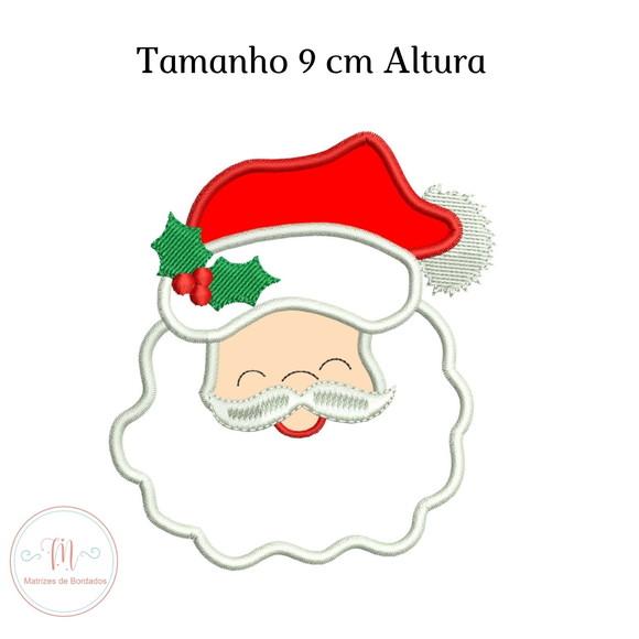 Matriz de Bordado Papai Noel Aplique