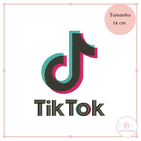 Matriz de Bordado Tik Tok