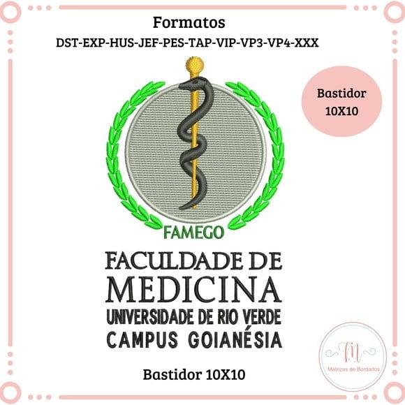 Matriz de Bordado Unirv (famego Medicina Campus Goianeisa)