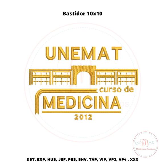 Matriz de Bordado Unemat Curso de Medicina