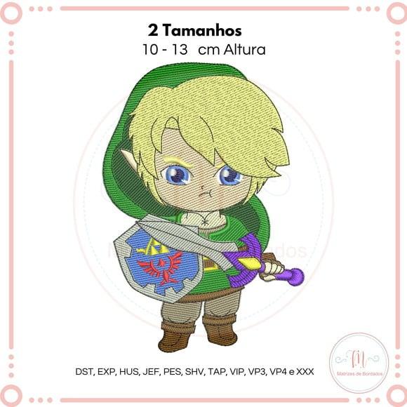 Matriz de Bordado Zelda Cute