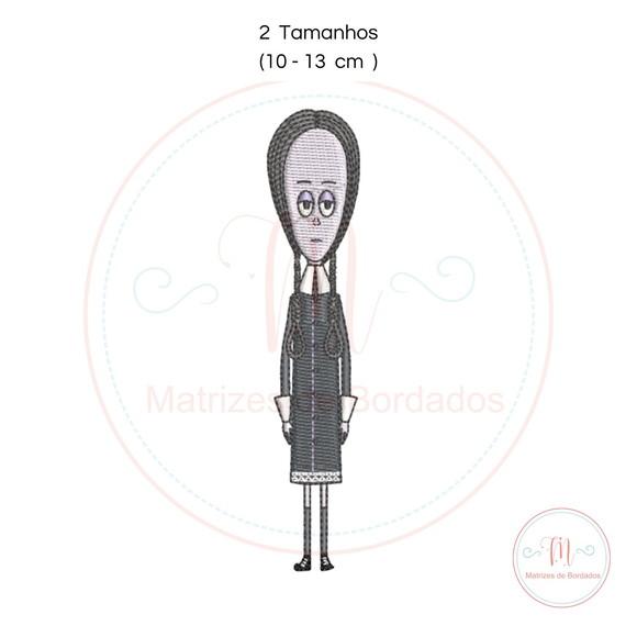 Matriz de Bordado Wandinha Família Addams