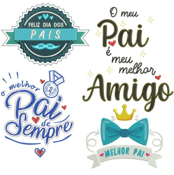 Matrizes de Bordado - Coleção Dia dos Pais