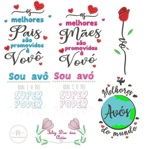 Matrizes de Bordado - Dia dos Avós
