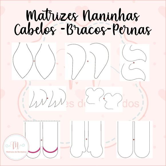 Matrizes de Bordado - Coleção Bonecas (o) Naninhas