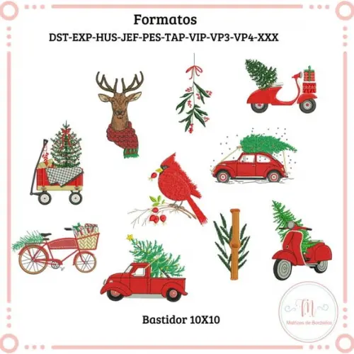Matriz Bordado - Coleção de Natal