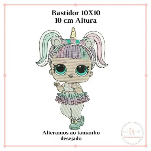 Matriz Bordado Bonecas LOL 003