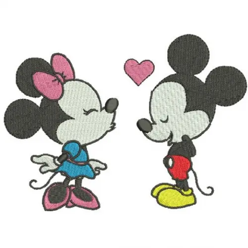 Matriz Bordado Casal Mickey e Minnie 5