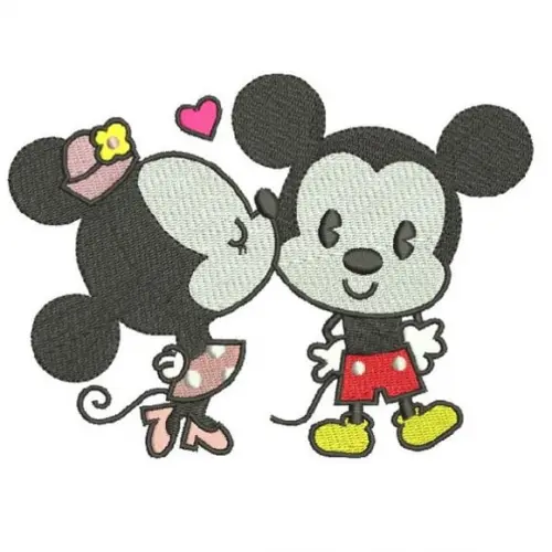 Matriz Bordado Casal Mickey e Minnie 3