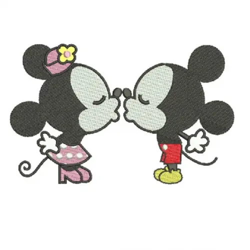 Matriz Bordado Casal Mickey e Minnie 2