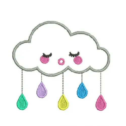 Matriz Bordado Chuva de Amor 008