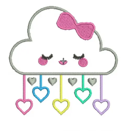 Matriz Bordado Chuva de Amor 007