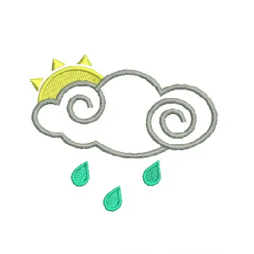 Matriz Bordado Chuva de Amor 010