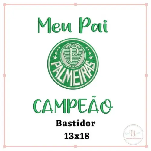Matriz Bordado Dia dos Pais 002 (Palmeira)