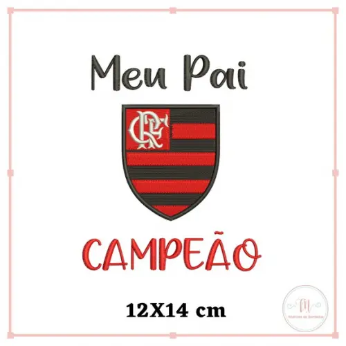Matriz Bordado Dia dos Pais 001 (Flamengo)