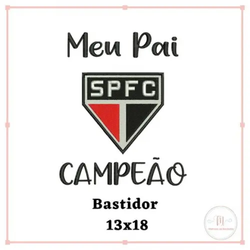 Matriz Bordado Dia dos Pais 012(São Paulo)