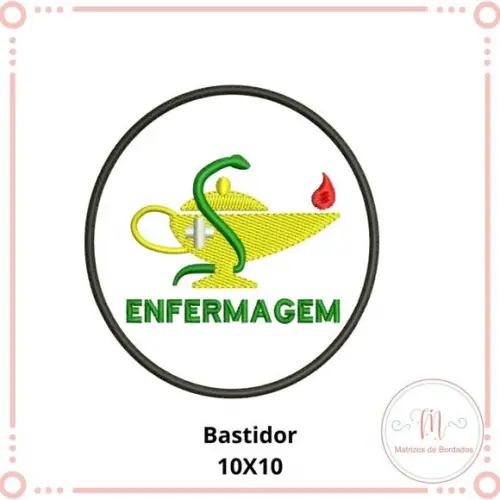 Matriz Bordado Enfermagem