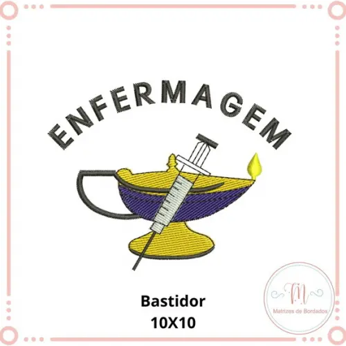 Matriz Bordado Enfermagem