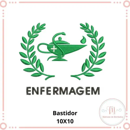 Matriz Bordado Enfermagem