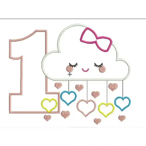 Matriz Bordado Mes Chuva de Amor (INFORMAR O NUMERO)