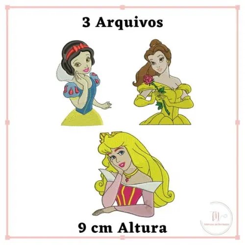 Matriz Bordado Princesas da Disney