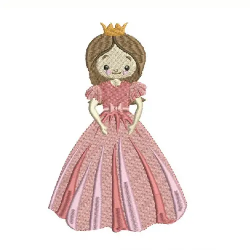 Matriz Bordado Princesa 01