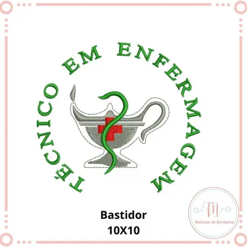 Matriz Bordado Técnico em Enfermagem