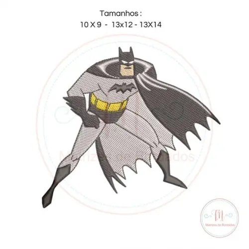 Matriz de Bordado Batman