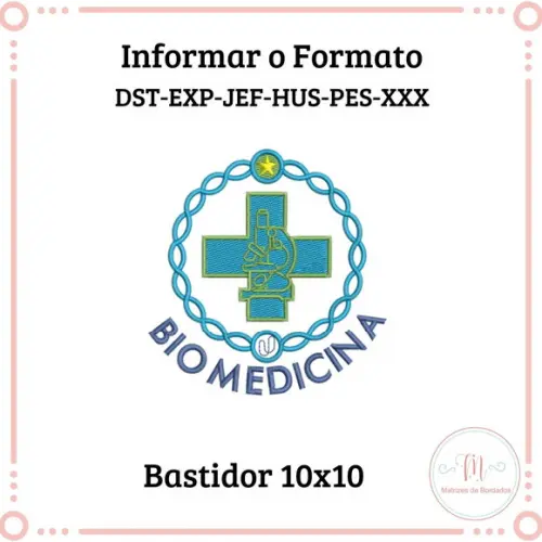Matriz de Bordado Biomedicina