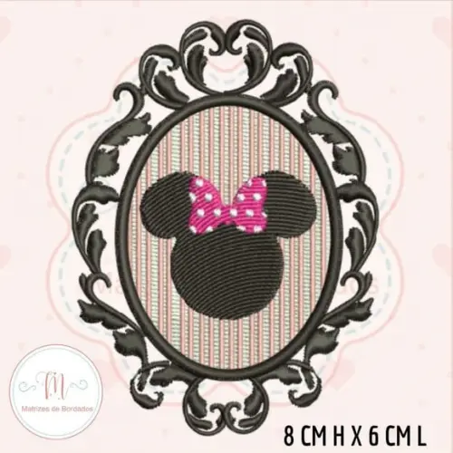 Matriz de Bordado Brasão Minnie