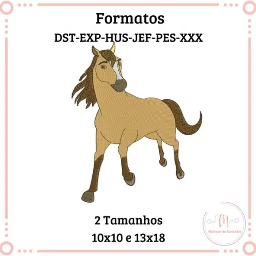Matriz De Bordado Cavalo Spirit