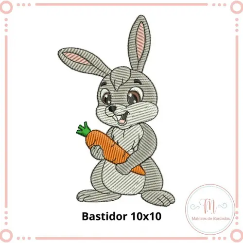 Matriz de Bordado Coelho