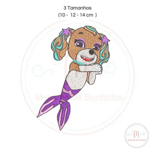 Matriz de Bordado Coral Patrulha Canina
