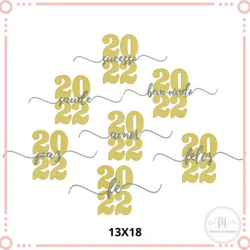Matriz de Bordado Coleção Feliz 2022