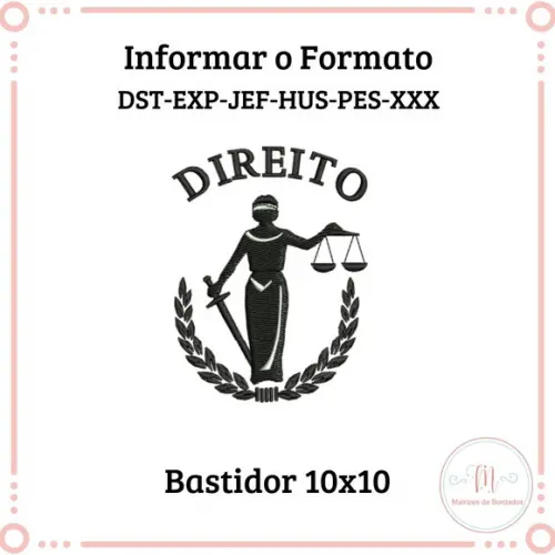 Matriz de Bordado Direito