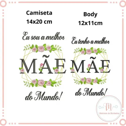 Matriz de Bordado Dia das Mães