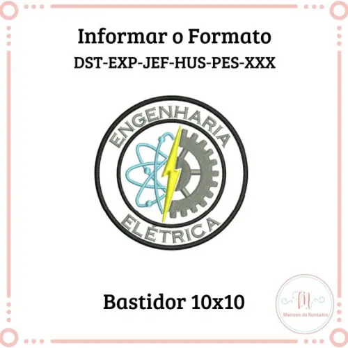 Matriz de Bordado Engenharia Elétrica