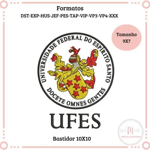 Matriz de Bordado Faculdade Ufes