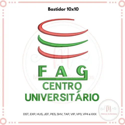 Matriz de Bordado Fag Centro Universitario