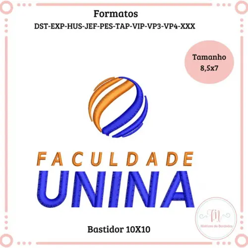 Matriz de Bordado Faculdade Unina