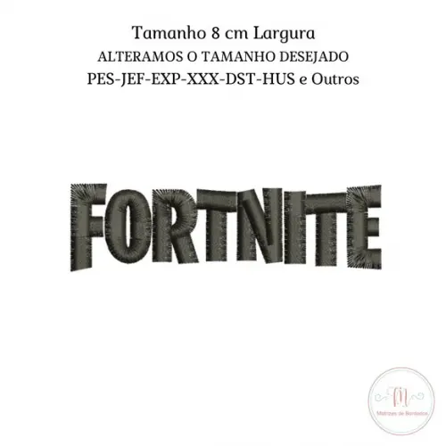 Matriz de Bordado Fortinite