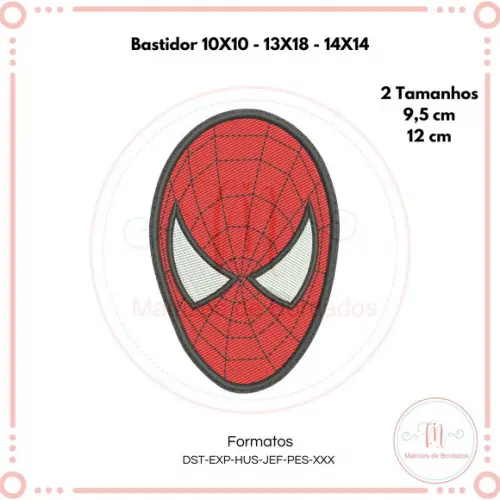Matriz de Bordado Homem-aranha