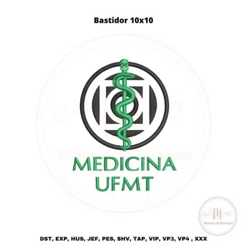 Matriz de Bordado Medicina Ufmt